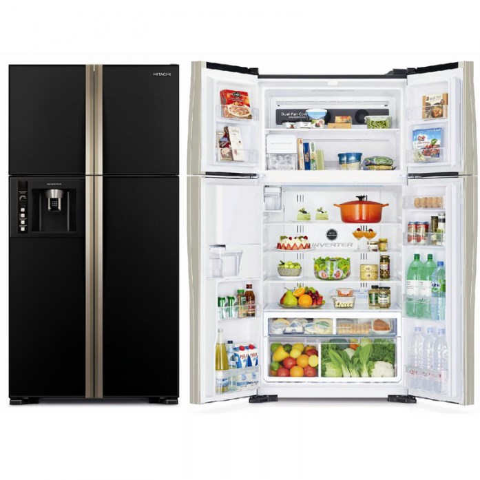Холодильник Hitachi R-W722 PU1(GBK)