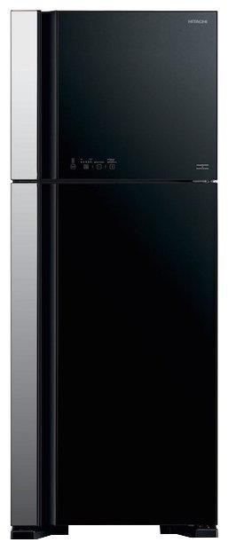 Холодильник HITACHI R-VG542 PU3 GBK черное стекло