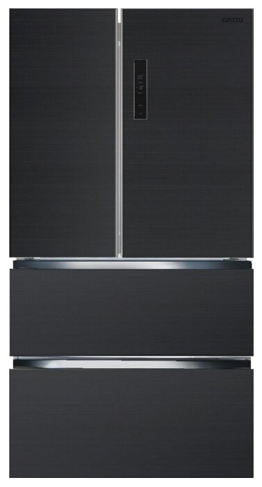 Холодильник Ginzzu NFK-470 Dark gray