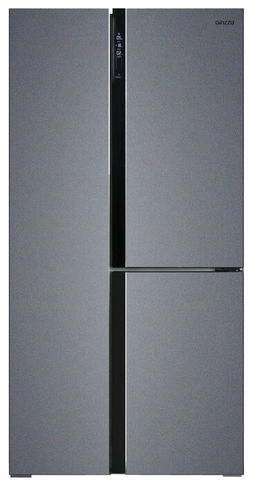 Холодильник Ginzzu NFK-610 Dark gray