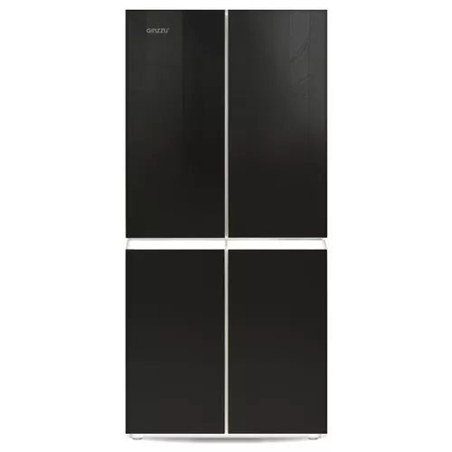 Холодильник Ginzzu NFK-425 Black glass