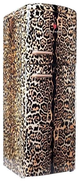 Холодильник ROSENLEW RT291 LEOPARD BROWN